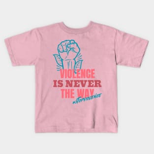 domestic violence awareness Kids T-Shirt